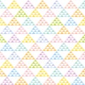 Colorful triangle background. Japanese traditional design. Royalty Free Stock Photo